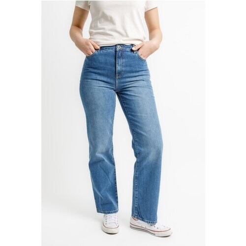 TORLAND dames vegan Jeans Wijde Pijpen Dalia Lichtblauw Tweedehands