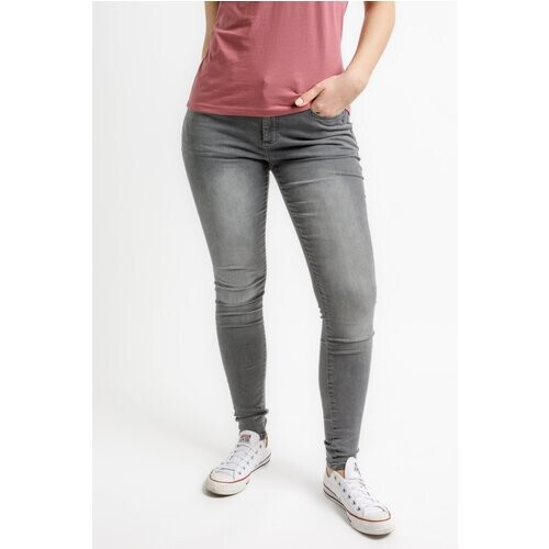 TORLAND dames vegan Skinny Fit - Grijze Damesjeans "rosa" (Collectie 2022) Tweedehands