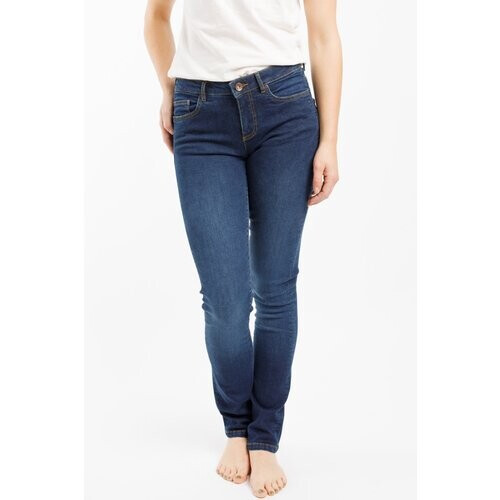 TORLAND dames vegan Slim Jeans Regular Teresa Donker Indigoblauw Tweedehands