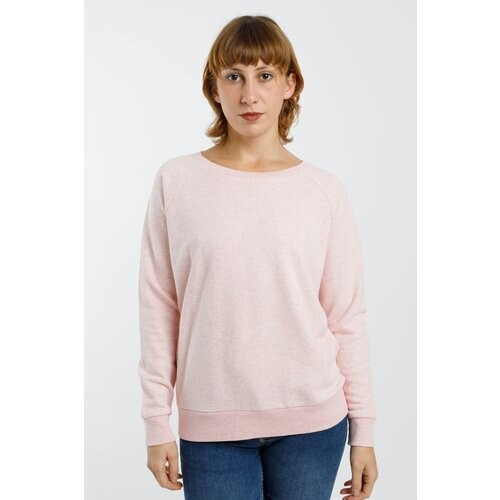 TORLAND dames vegan Sweatshirt Dazzler Creme Heide Roze Tweedehands