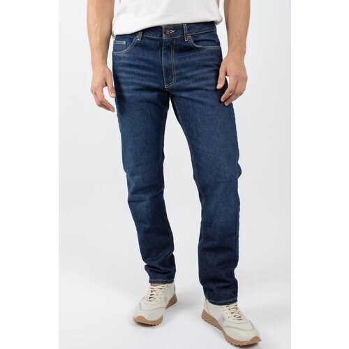 TORLAND mannen vegan Rechte Jeans Samuel Dark Indigo Tweedehands