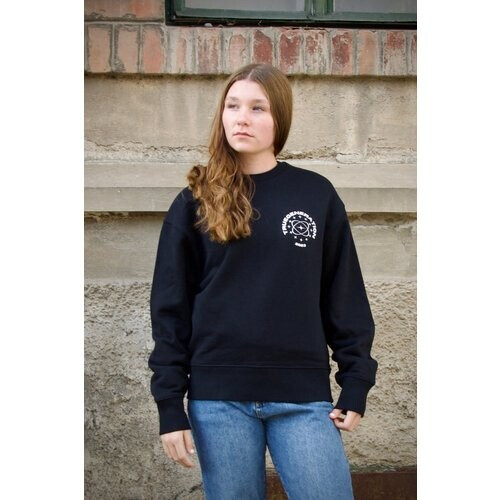 TORLAND mannen vegan Trui Radder Heavy Zwart Tweedehands