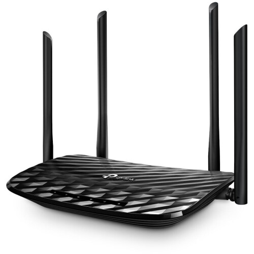 TP-Link Archer C6 - Draadloze Router - 1200 Mbps - WiFi 5 - Zwart