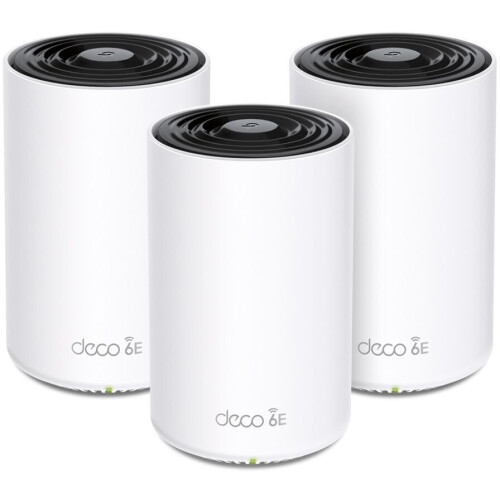 TP-Link Deco XE75 Pro - Mesh Wifi - 3x Gigabit poorten - 3-pack Tweedehands