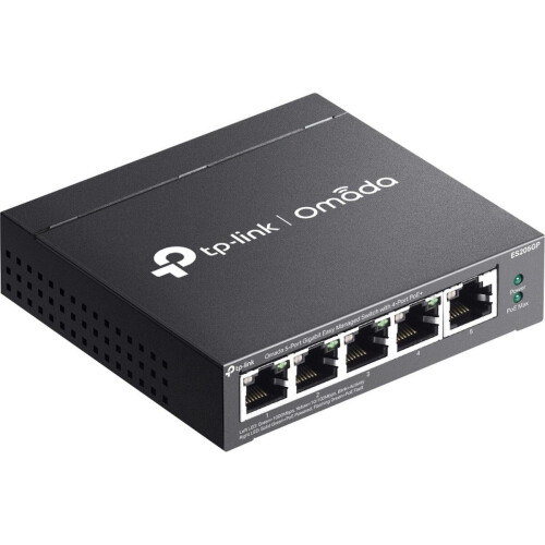 TP-Link Omada ES205GP - Managed 5-poorts Switch - 4x PoE+ 65W