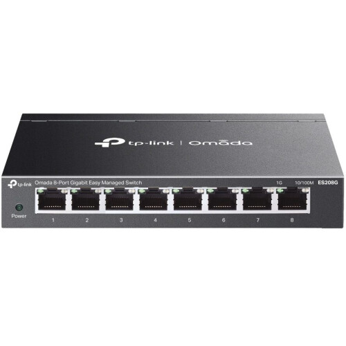 TP-Link Omada ES208G - Managed Switch - 8x Gigabit Ethernet RJ-45 - Layer 2 Tweedehands