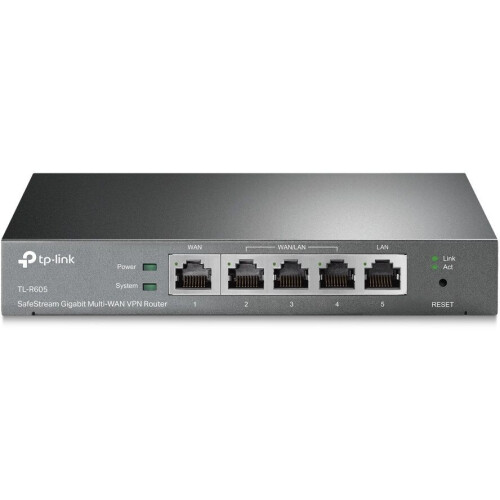TP-Link Omada TL-R605 - Gigabit Multi-WAN VPN-Router - 4 WAN-poorten (1Gbps)