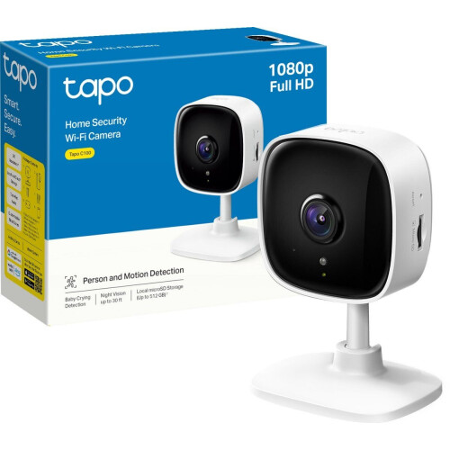 TP-Link Tapo C100 - Beveiligingscamera - 1080P Full HD - Binnen Tweedehands