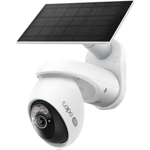 TP-Link Tapo C660 KIT - Beveiligingscamera buiten - 4K (8 MP) - Pan Tilt - Zonnepaneel - AI detectie