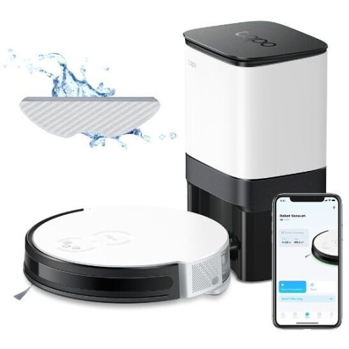 TP-Link Tapo RV10 Plus - Robotstofzuiger met dweilfunctie - Leegstation 4L - 2000 Pa zuigkracht Tweedehands