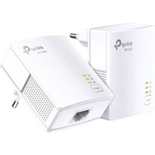 TP-LINK TL-PA7017 KIT - Powerline Adapter - 1000 Mbit/s - Wit (2 stuks)