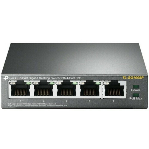 TP-Link TL-SG1005P - Netwerkswitch - 5-Poorts Gigabit - PoE