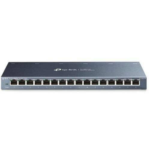 TP-Link TL-SG116E - Netwerkswitch - 16 Poorten - Unmanaged Gigabit (32 Gbps)