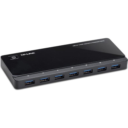 TP-Link UH720 - Hub - 7 poorts USB 3.0 - Zwart Tweedehands