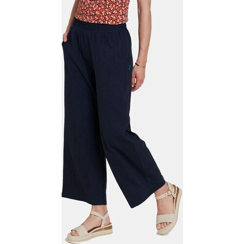 Tranquillo Jersey Culotte Broek Dames Marineblauw Tweedehands