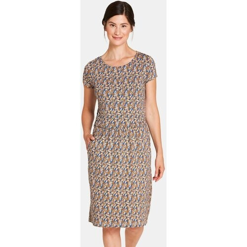 Tranquillo Jersey Jurk Dames Oranje/Assorti / Gemengd Tweedehands