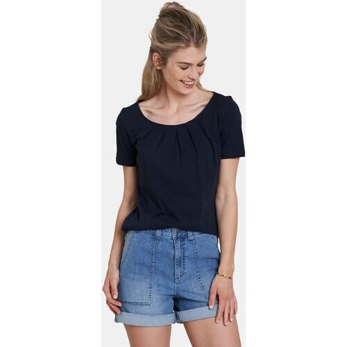 Tranquillo Jersey T-shirt Dames Marineblauw Tweedehands
