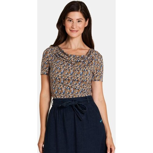 Tranquillo Jersey T-shirt Dames Oranje/Assorti / Gemengd Tweedehands