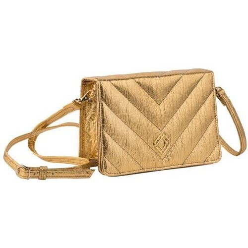 Trashious dames vegan Clutch Tas Ananasleer Goud Tweedehands