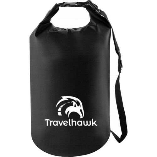 Travelhawk Drybag - Waterdichte Tas - 20 L - Zwart