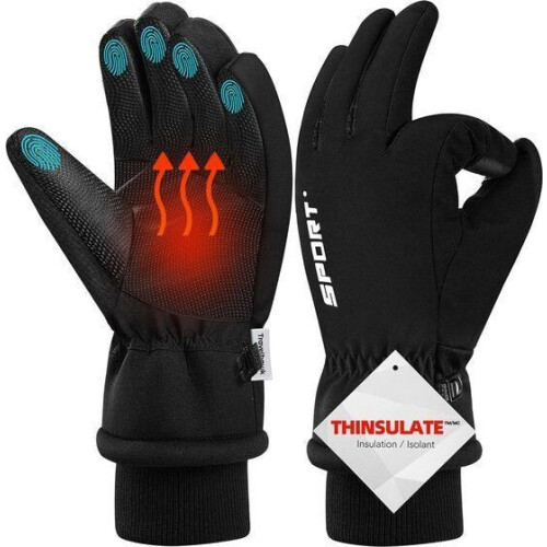Travelhawk Touchscreen Handschoenen - Spatwaterdicht - Extra Warm - Heren Tweedehands