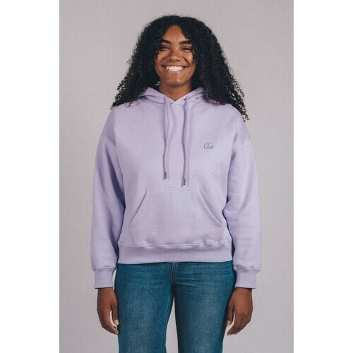 Trendsplant dames vegan Hoodie Oversized Lavendel Tweedehands