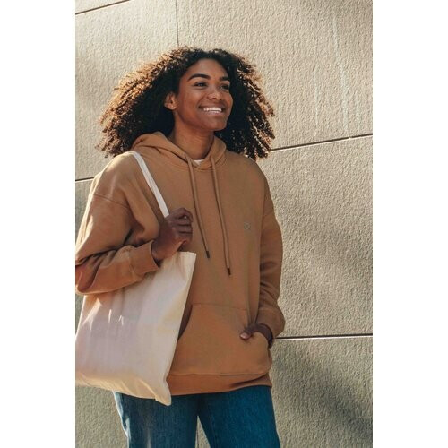 Trendsplant dames vegan Oversized Hoodie Essential Apple Cinnamon Tweedehands