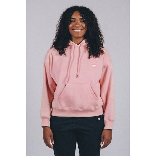 Trendsplant dames vegan Oversized Hoodie Essential Lichtroze Tweedehands