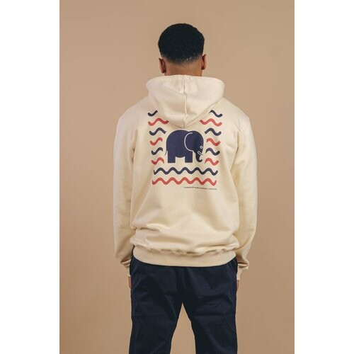 Trendsplant mannen vegan Hoodie Explanada Ivoor Tweedehands