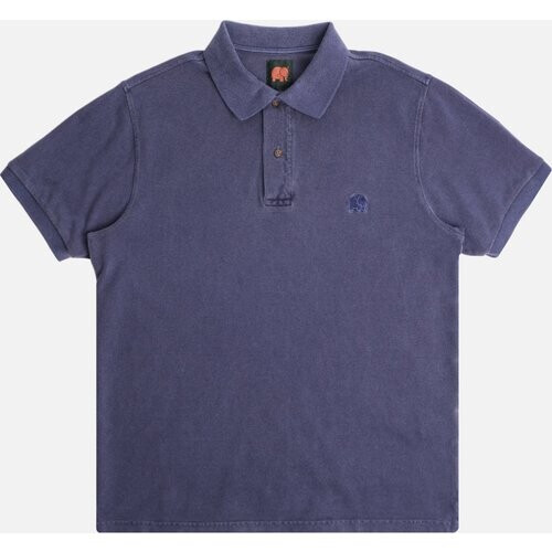 Trendsplant mannen vegan Poloshirt Beacon Blauw Tweedehands