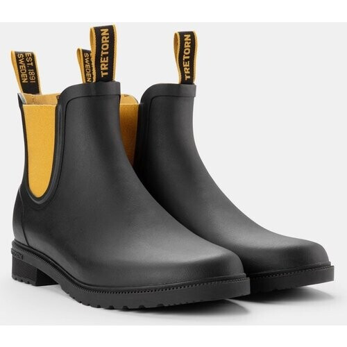 Tretorn Chelsea Classic Winterlaars Dames Zwart/Geel Tweedehands