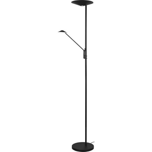 Trio Brantford - LED Vloerlamp - Dimbaar - Aanpasbare Kleur - Zwart