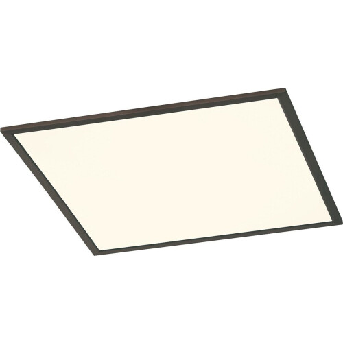 TRIO - LED Plafondlamp - Dimbaar - 31W - Warm Wit 3000K - Vierkant - Zwart - Aluminium Tweedehands
