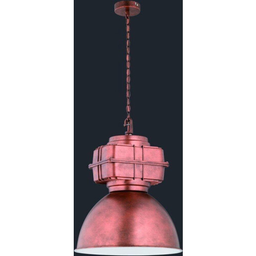 Trio - Maniac Hanglamp - 1xE27 max.60 W - Koper Tweedehands