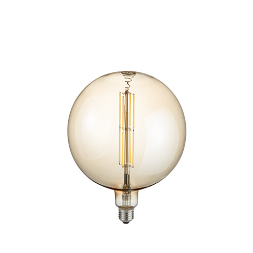 Trio - sierlamp - LED - dimbaar - 8W - 25.000 uur - bruin getint - 26x20 cm