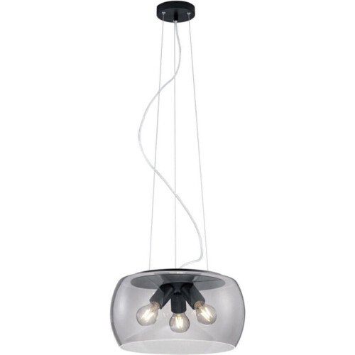 TRIO VALENTE - Hanglamp - E27 4W - Antraciet (3x E27 4W)