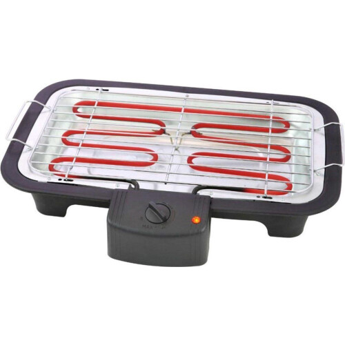 Tristar BQ-2813 Elektrische Barbecue - Tafel BBQ - Grillrooster 38 x 22 cm - Zwart