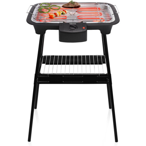 Tristar BQ-2883 - Elektrische Barbecue - 2000 Watt - Regelbare Thermostaat - Zwart
