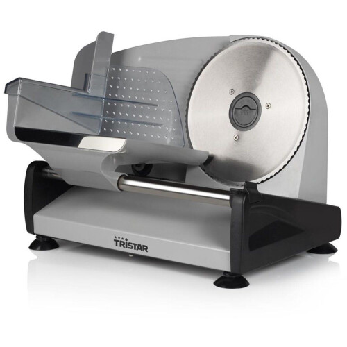 Tristar EM-2099 - Snijmachine 150W - RVS snijblad 19 cm - snijdikte tot 15mm - Zwart