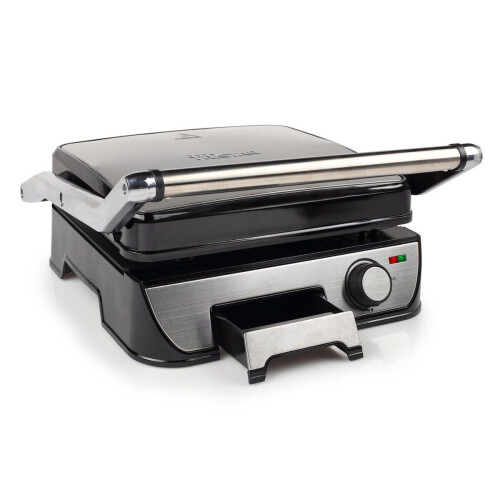 Tristar GR-2849 - Contactgrill - Roestvrijstalen behuizing - Zwart Tweedehands