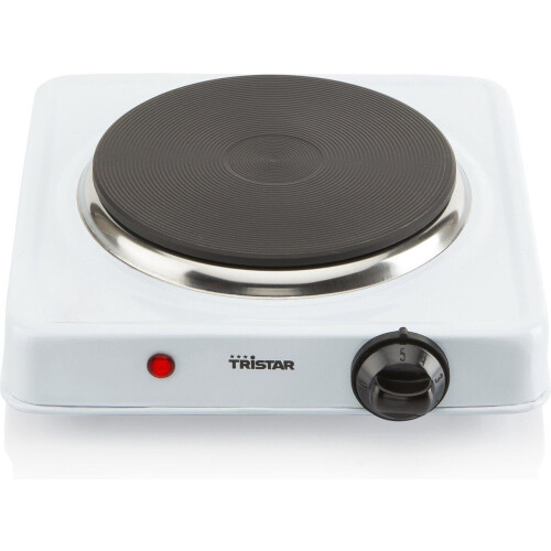 Tristar KP-6185 - Kookplaat - 1000 Watt - 15 cm pit - Wit