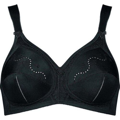 Triumph Doreen+Cotton 01 - Beha - Corrigerend katoen - Zwart - Maat E115 Tweedehands