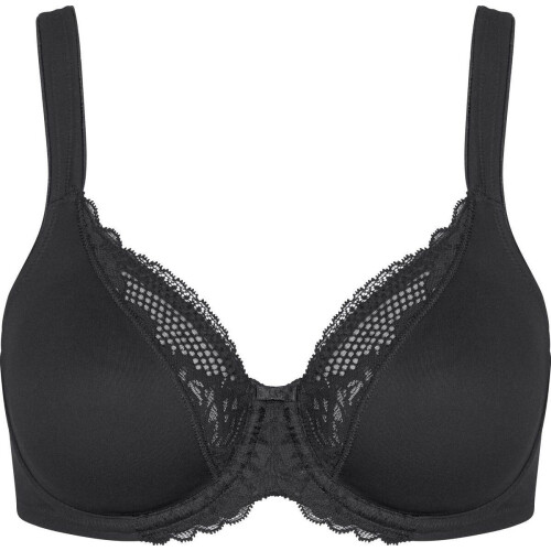 Triumph Modern Lace+Cotton - Beha - Maat E80 - Zwart