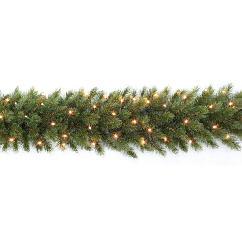 Triumph Tree Forest Frosted Guirlande - LED Verlichting 96 lampjes - Groen L270 cm Tweedehands