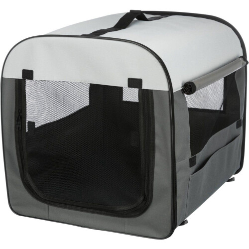 Trixie Reismand - Lichtgewicht Polyester - 95X70X75 cm - Grijs