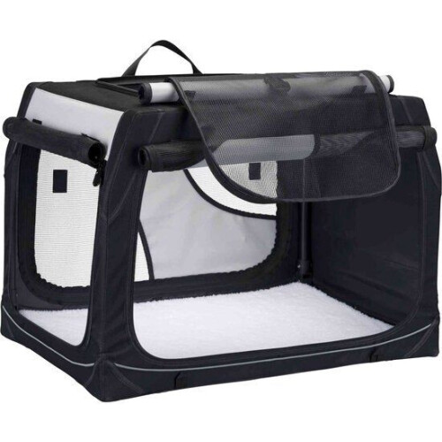 Trixie Reismand Vario - Zwart/Grijs - 99x65x71 cm Tweedehands