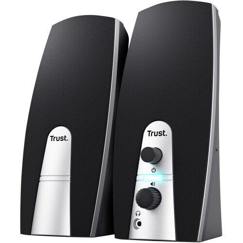 Trust 2.0 Speaker Set (24660) - Compacte stereoluidsprekerset - 5W RMS - Zwart Tweedehands