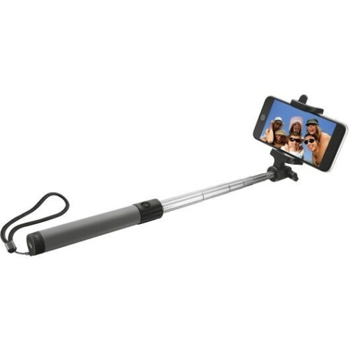 Trust 21035 - Selfiestick - Opvouwbaar - Bluetooth - Zilver