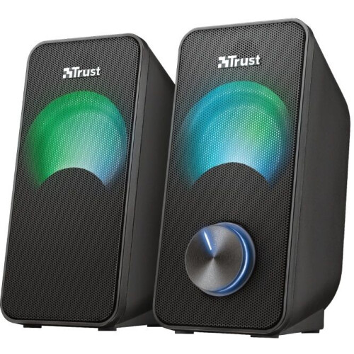 Trust Arys RGB - Compacte 2.0 Speakers - 12W Piekvermogen - Zwart