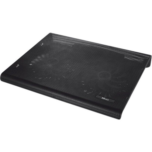 Trust Azul - Laptopstandaard - 2 ventilators blauw verlicht - Zwart
